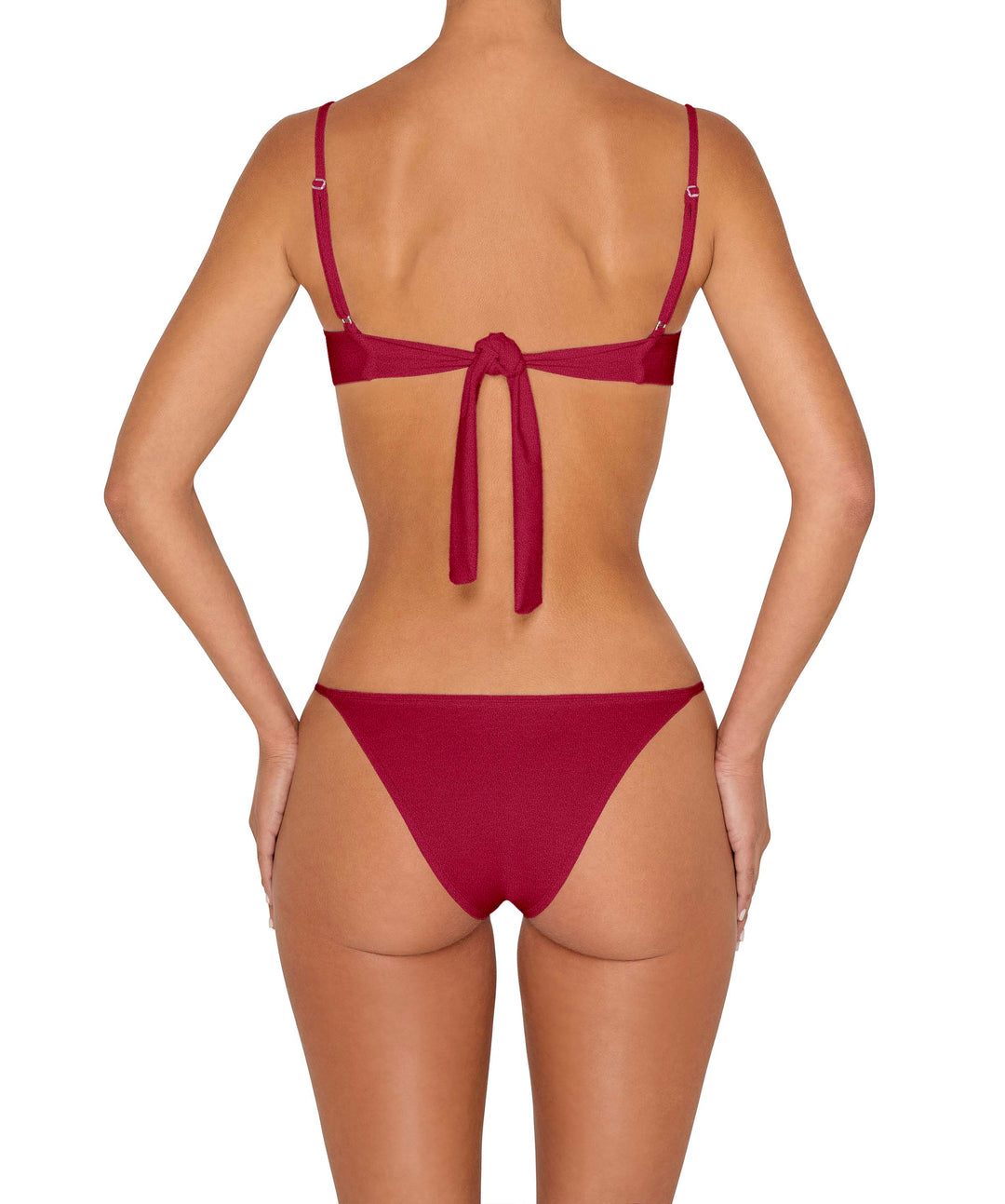 BSWS-T139 Self-Tie Underwire Top