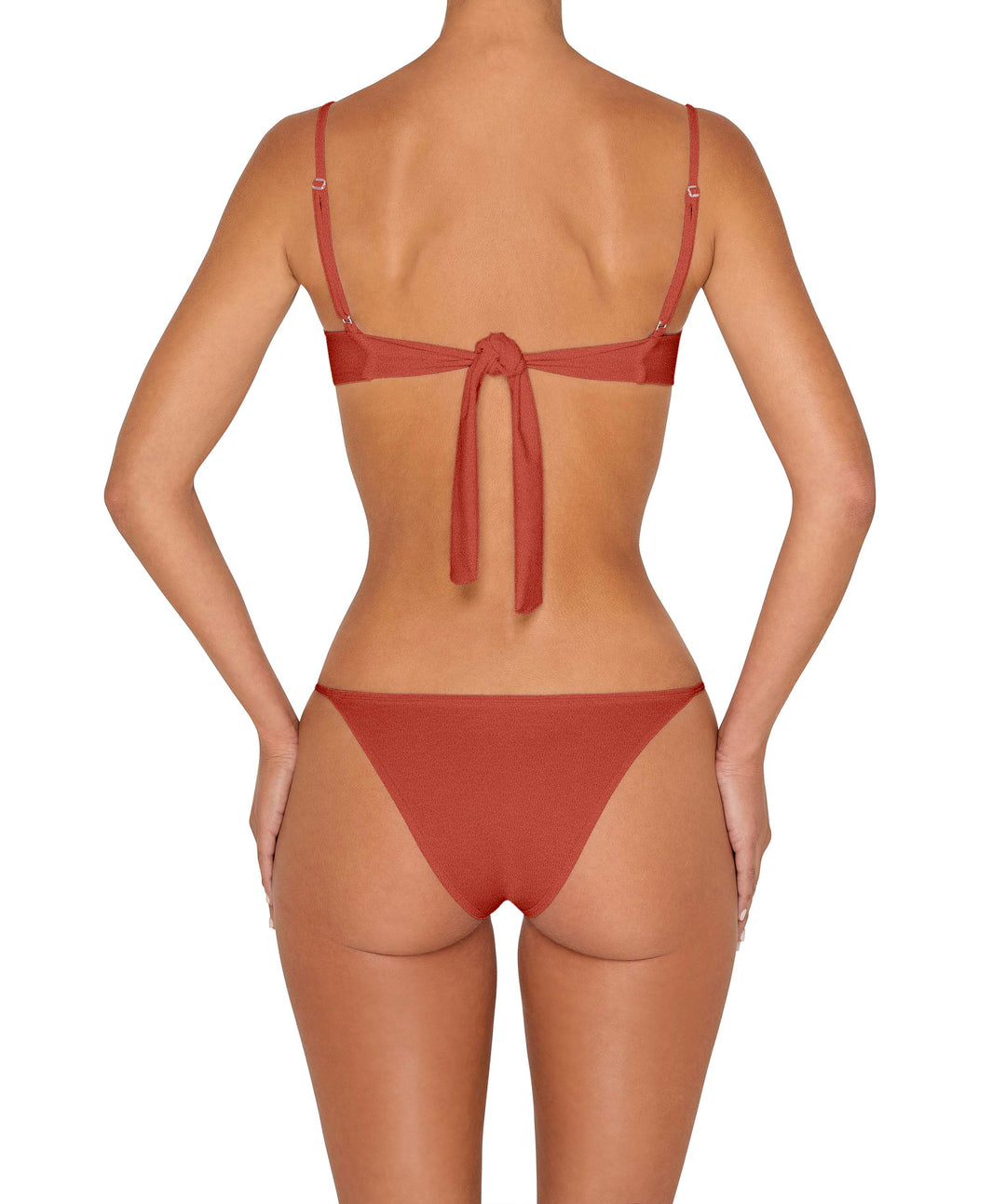 BSWS-T139 Self-Tie Underwire Top