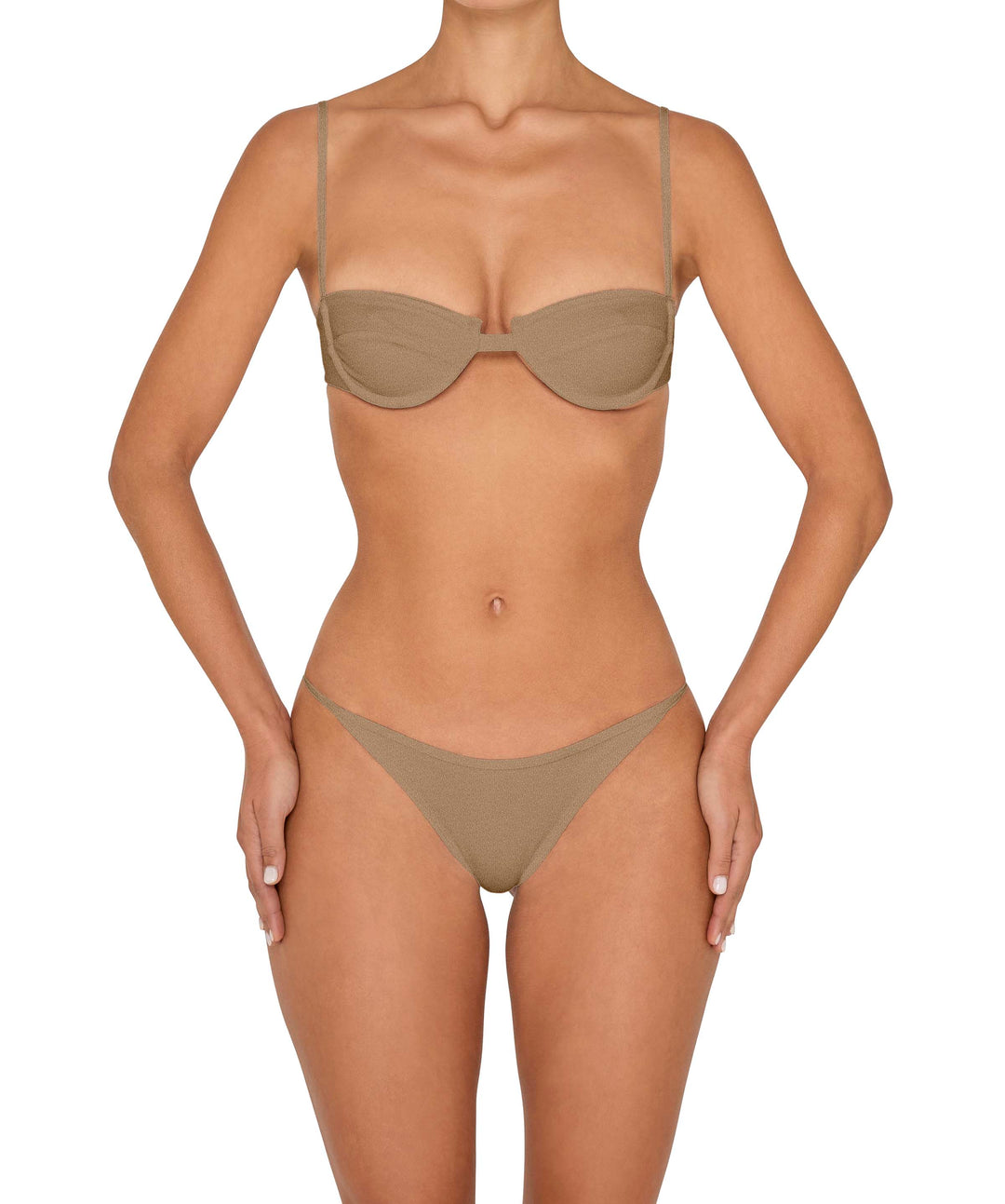BSWS-T139 Self-Tie Underwire Top