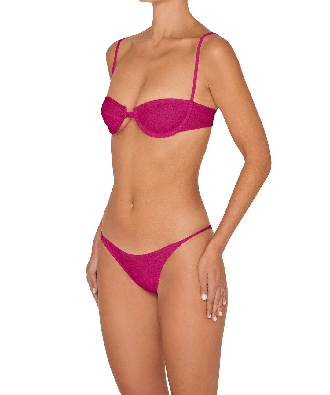 BSWS-T139 Self-Tie Underwire Top