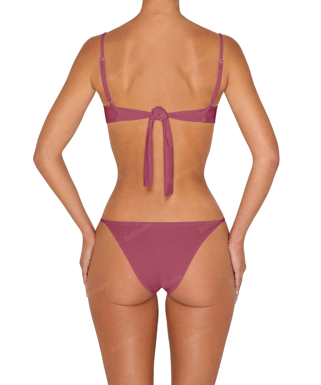 BSWS-T139 Self Tie Underwire Top