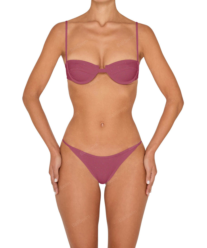 BSWS-T139 Self Tie Underwire Top