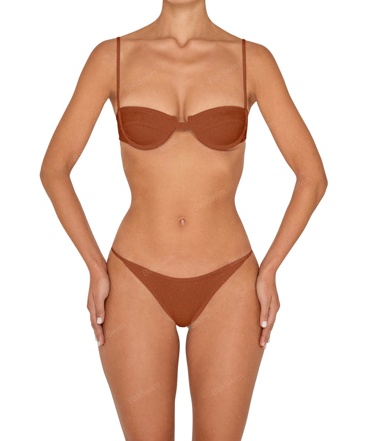 BSWS-T139 Self Tie Underwire Top