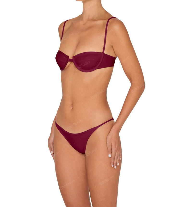 BSWS-T139 Self Tie Underwire Top