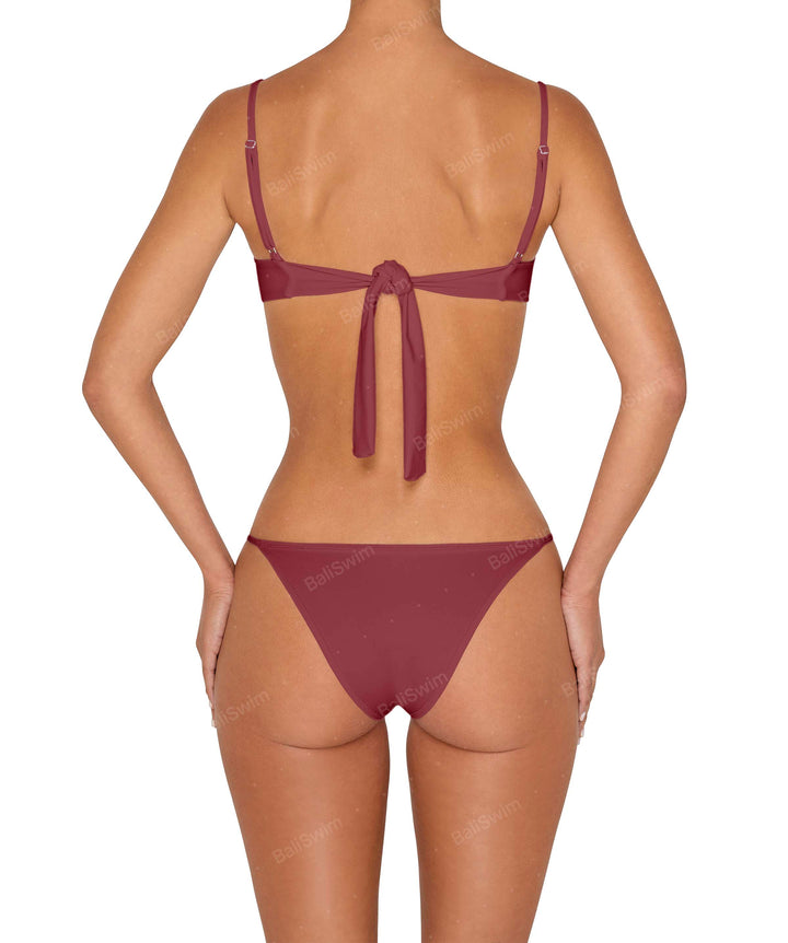 BSWS-T139 Self Tie Underwire Top