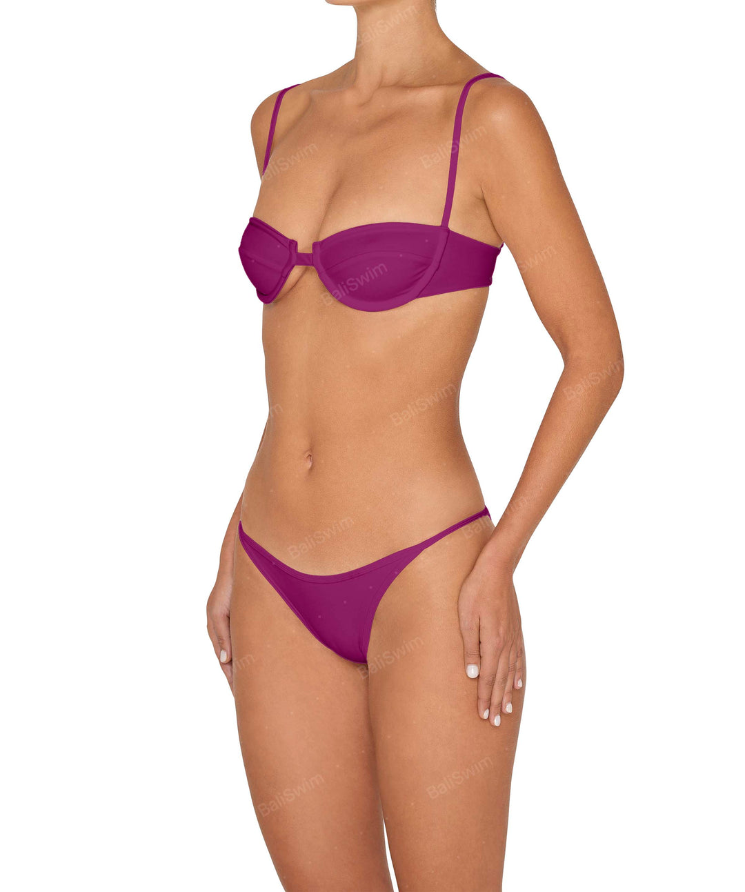 BSWS-T139 Self Tie Underwire Top