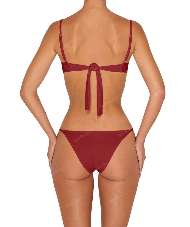BSWS-T139 Self Tie Underwire Top