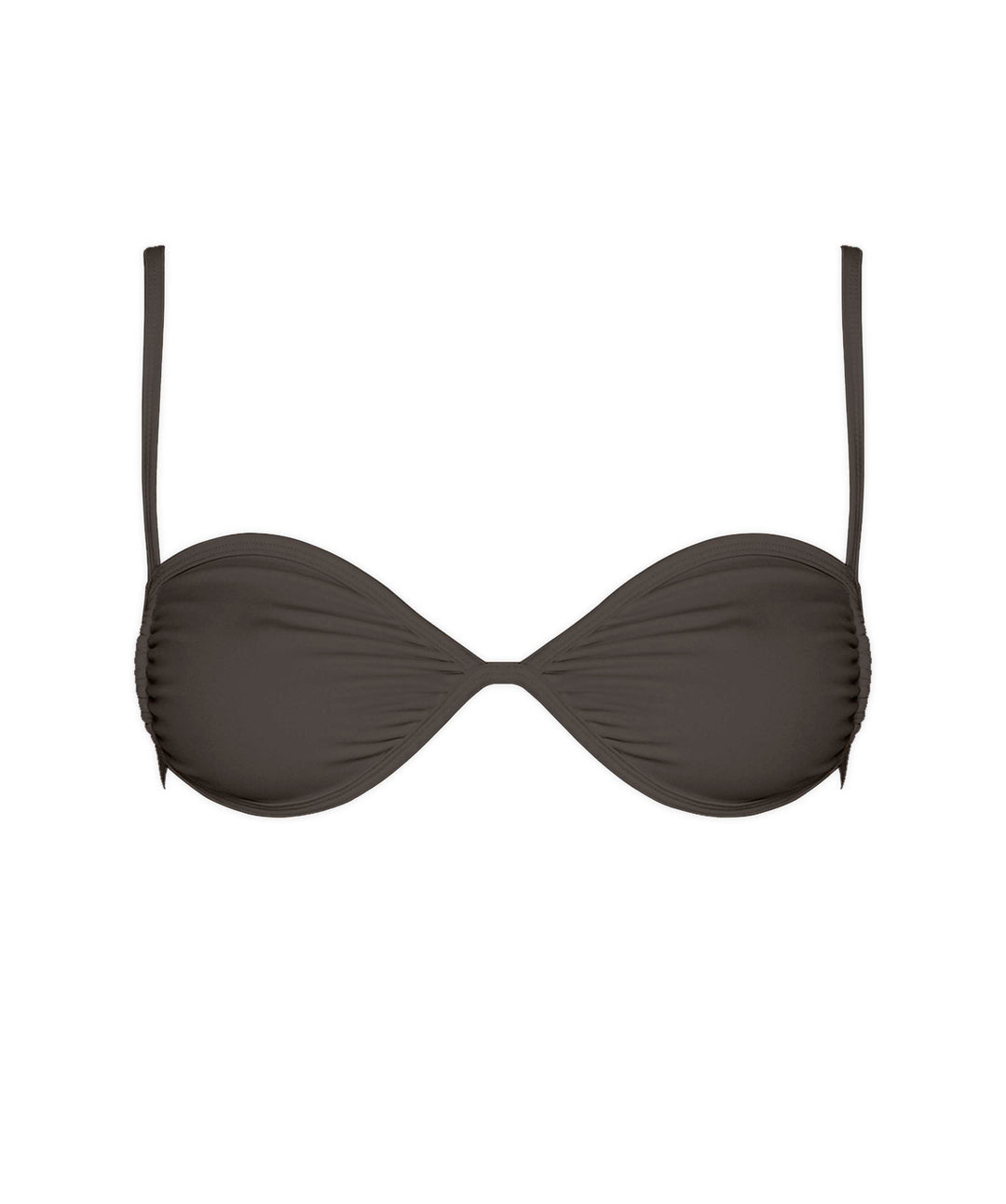 BSWS-T142 Binding Ruched Bralette Top