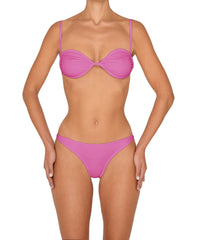 BSWS-T142 Binding Ruched Bralette Top