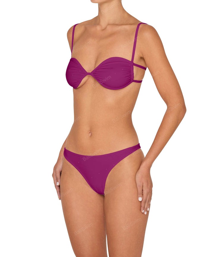 BSWS-B142 Low Waist Mid-Coverage Binding Edge Bottom