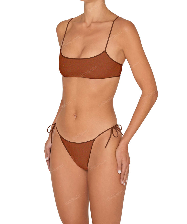 BSWS-T143 Corded Strap Bralette Top