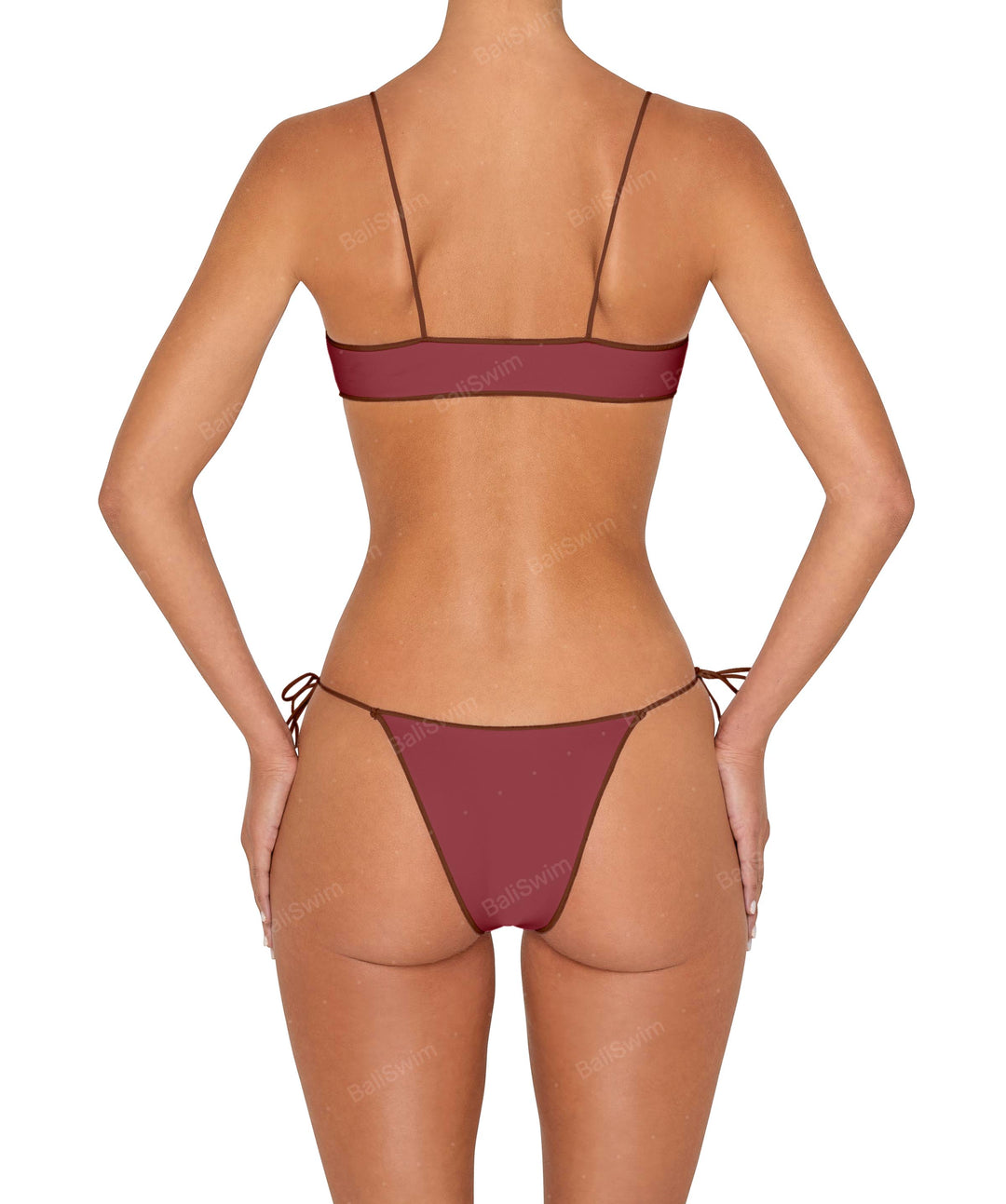 BSWS-T143 Corded Strap Bralette Top