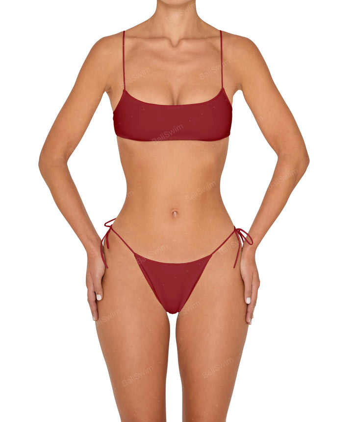 BSWS-T143 Corded Strap Bralette Top