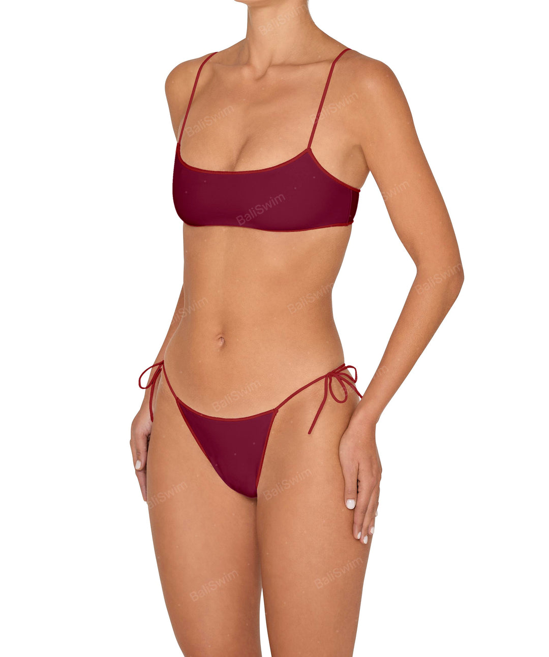 BSWS-B143 Corded Side Tie Cheeky Bottom