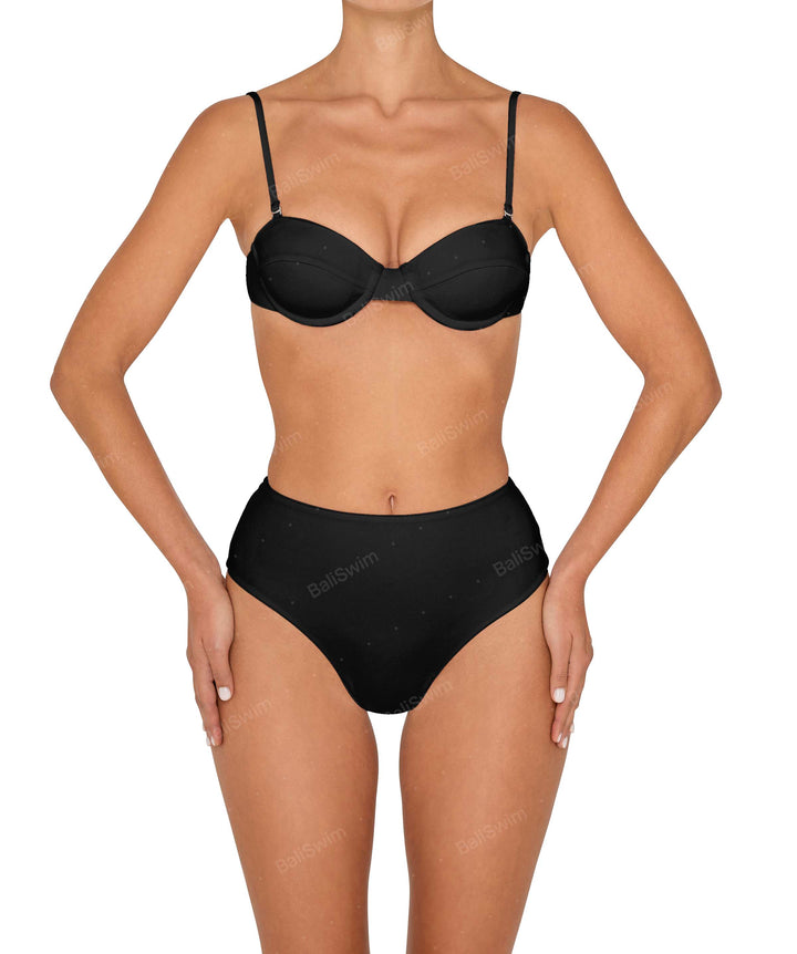 BSWS-T145 Balconette Underwire Top With Removable Straps