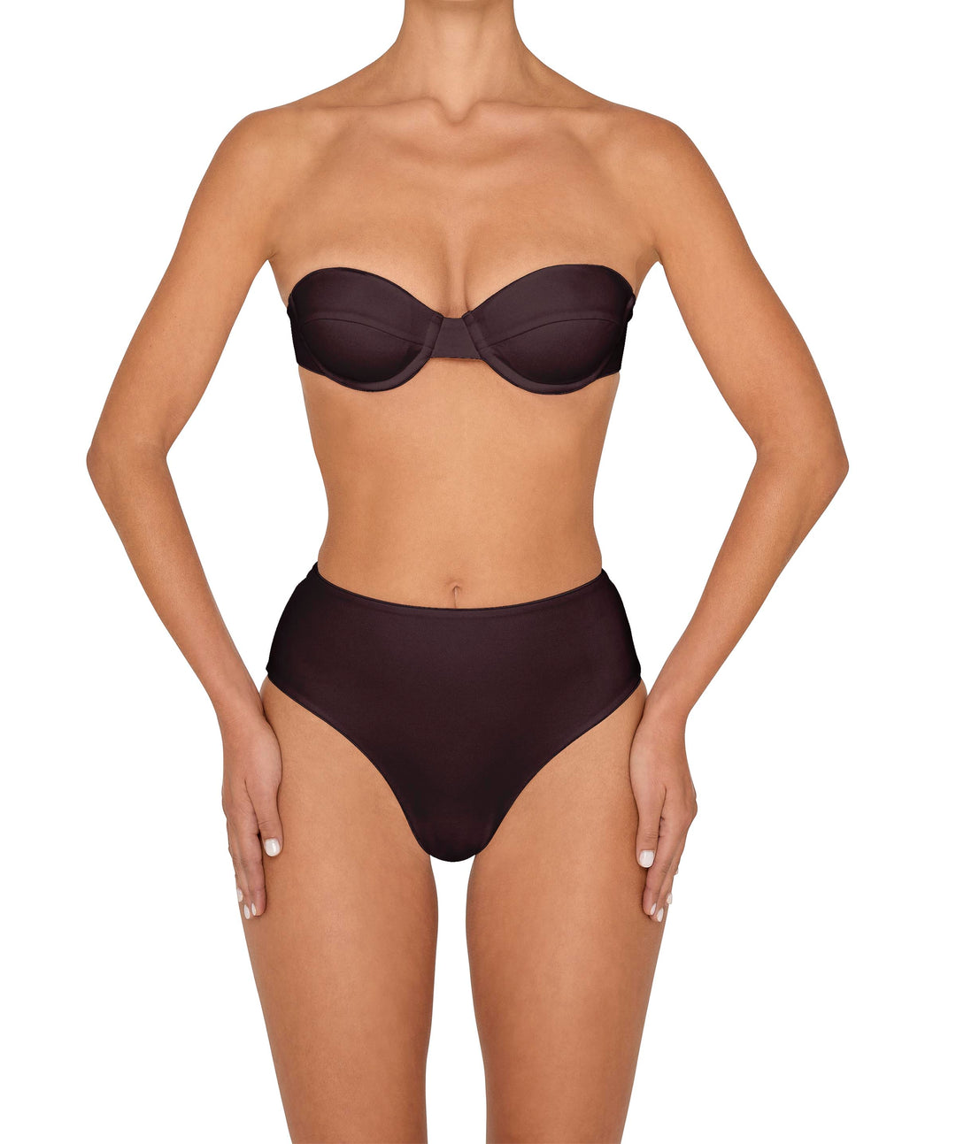 BSWS-B145 Highwaisted Bottom Cheeky Coverage