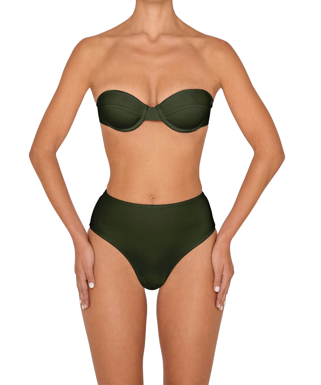 BSWS-B145 Highwaisted Bottom Cheeky Coverage