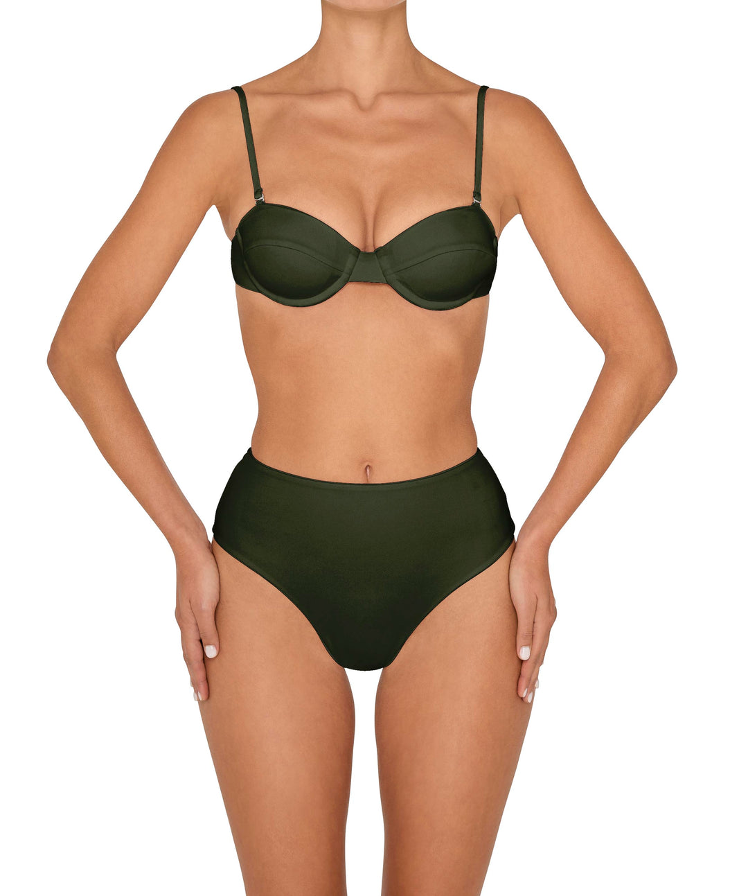 BSWS-B145 Highwaisted Bottom Cheeky Coverage