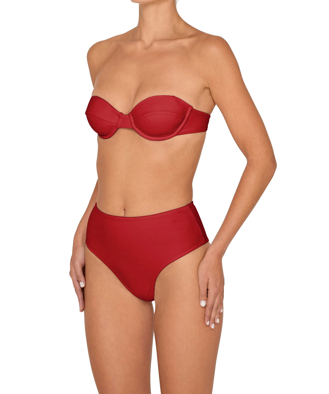 BSWS-B145 Highwaisted Bottom Cheeky Coverage
