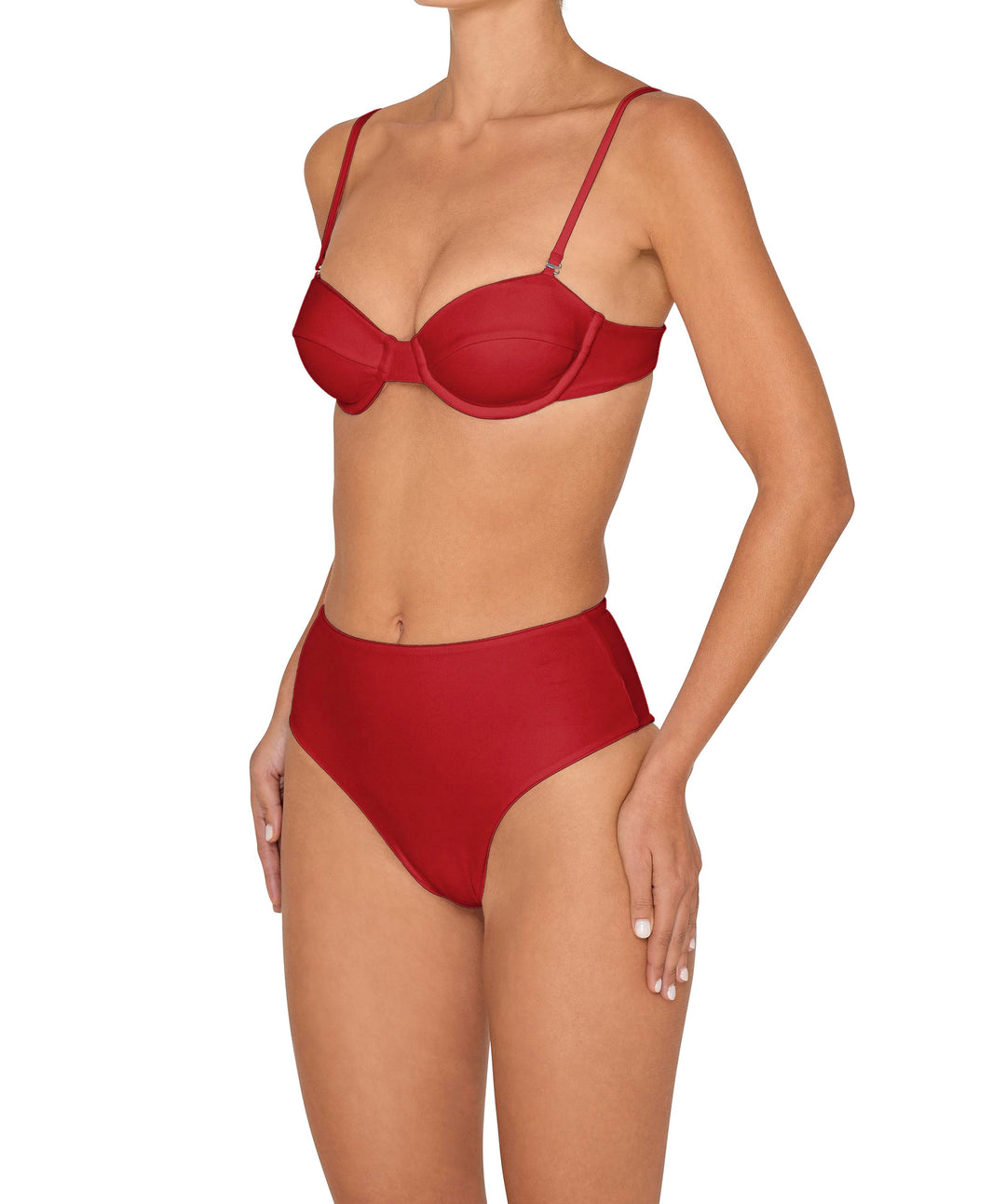 BSWS-B145 Highwaisted Bottom Cheeky Coverage