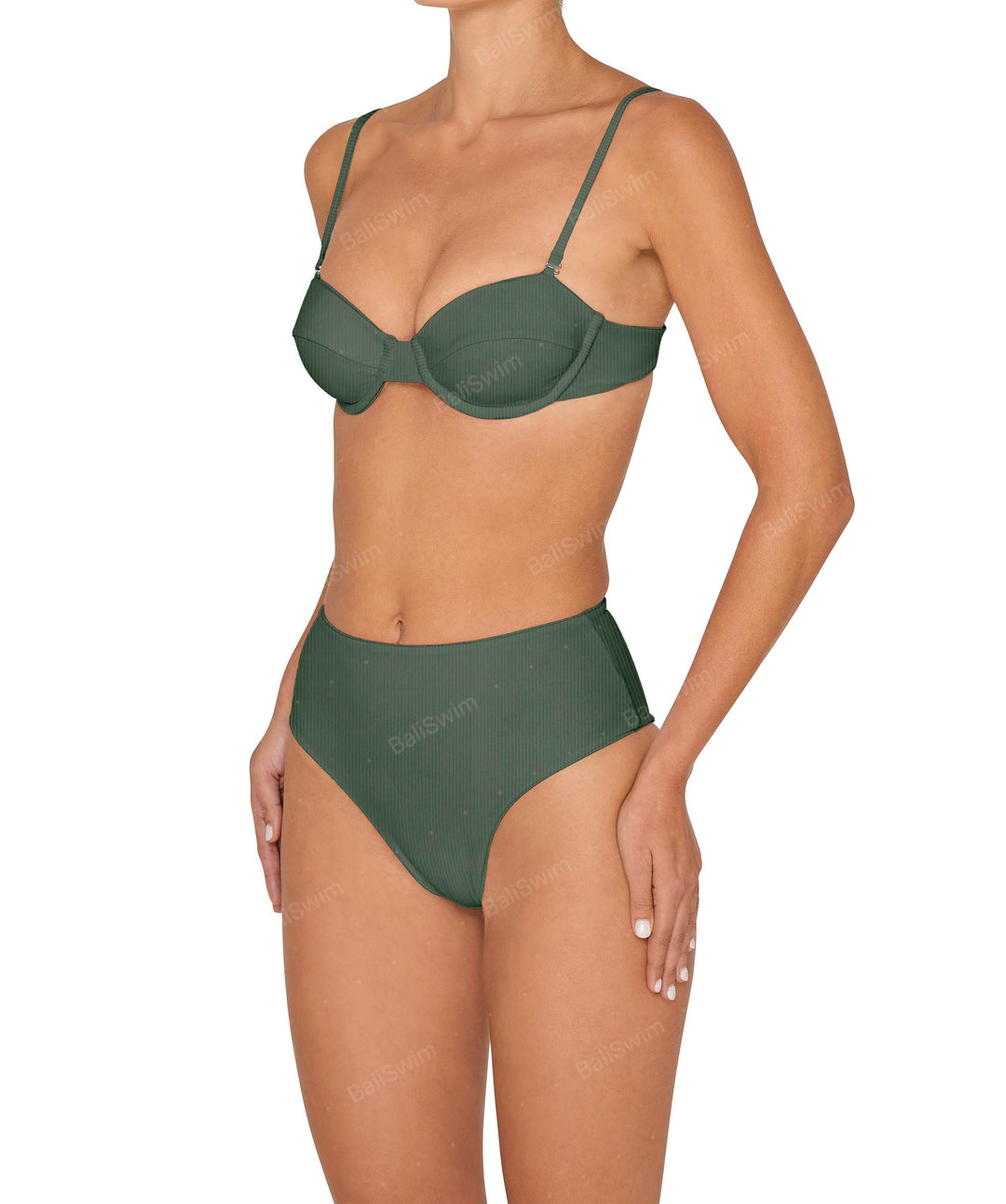 BSWS-B145 Highwaisted Bottom Cheeky Coverage