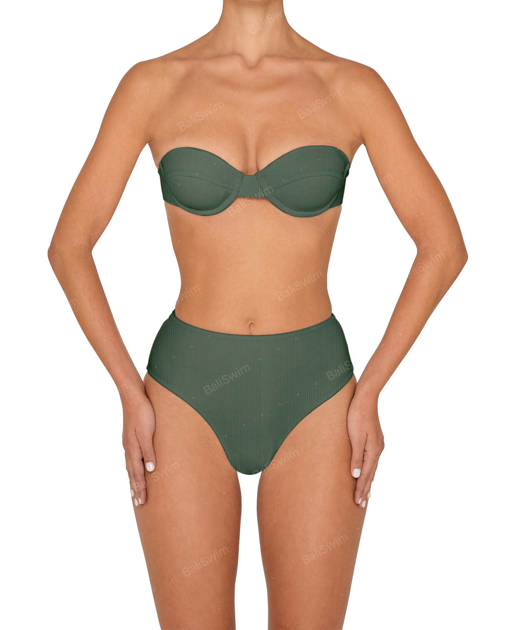 BSWS-B145 Highwaisted Bottom Cheeky Coverage