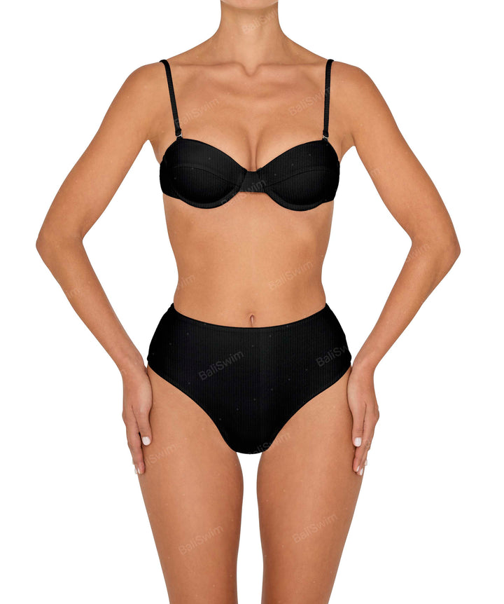 BSWS-T145 Balconette Underwire Top With Removable Straps