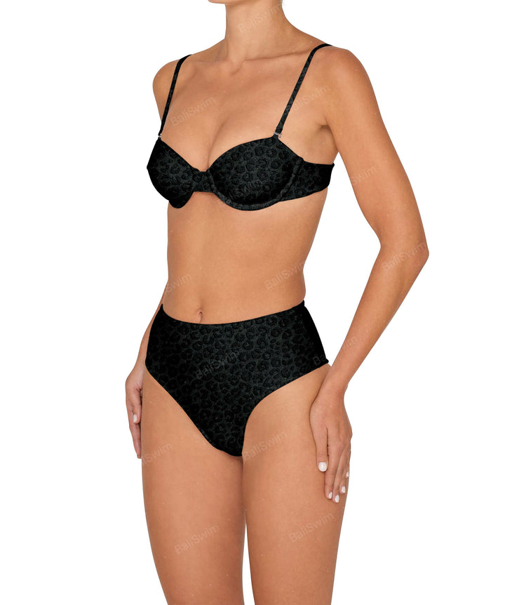 BSWS-T145 Balconette underwire top with removable straps