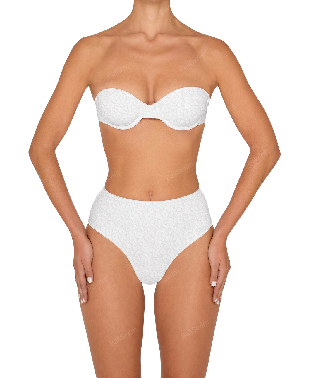 BSWS-T145 Balconette underwire top with removable straps