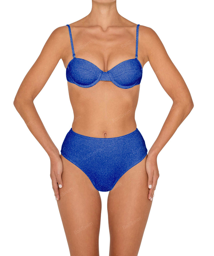 BSWS-T145 Balconette underwire top with removable straps