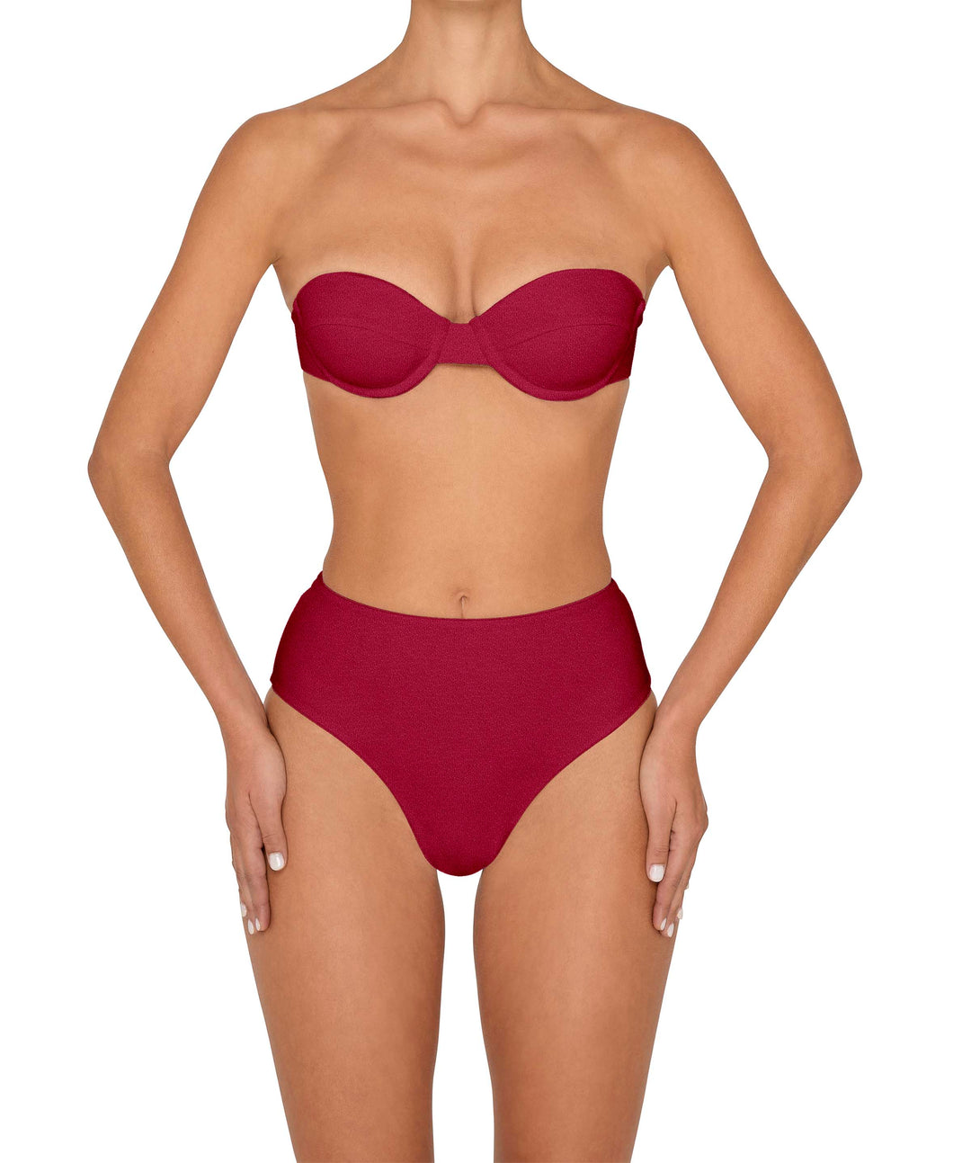 BSWS-B145 Highwaisted Bottom Cheeky Coverage
