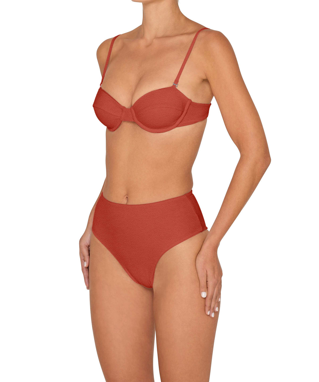 BSWS-B145 Highwaisted Bottom Cheeky Coverage