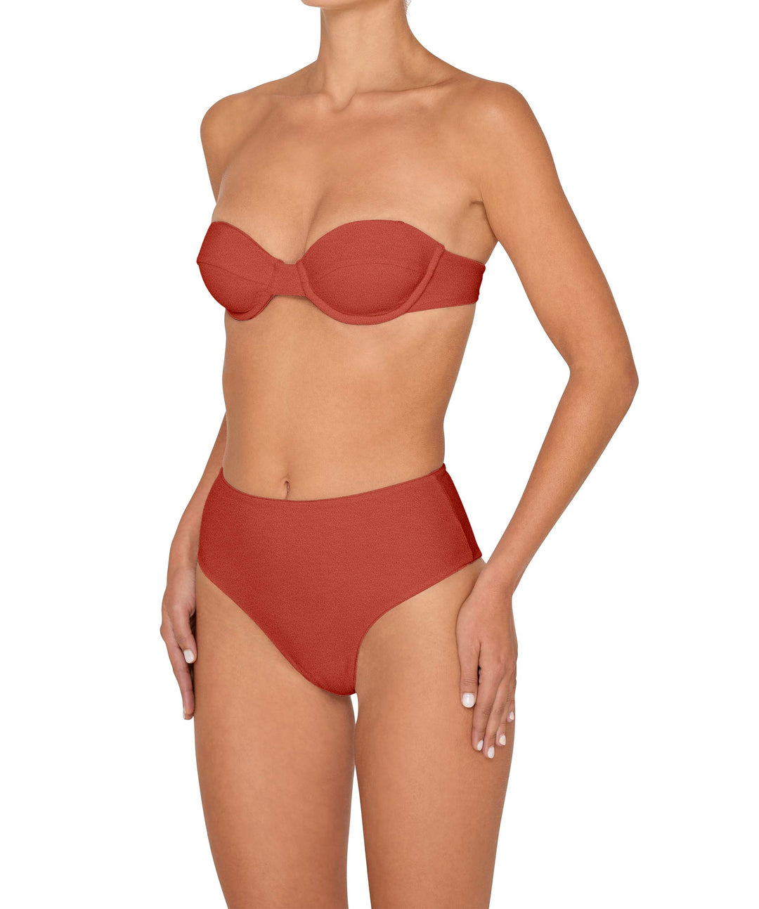 BSWS-B145 Highwaisted Bottom Cheeky Coverage
