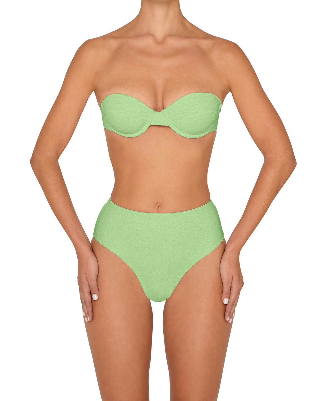 BSWS-B145 Highwaisted Bottom Cheeky Coverage