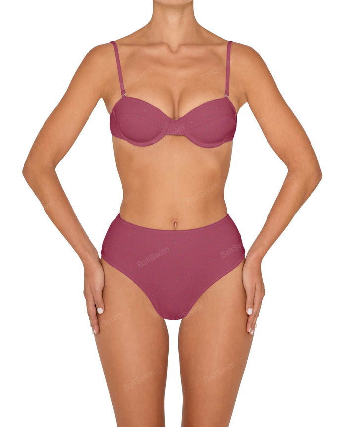 BSWS-T145 Balconette Underwire Top With Removable Straps
