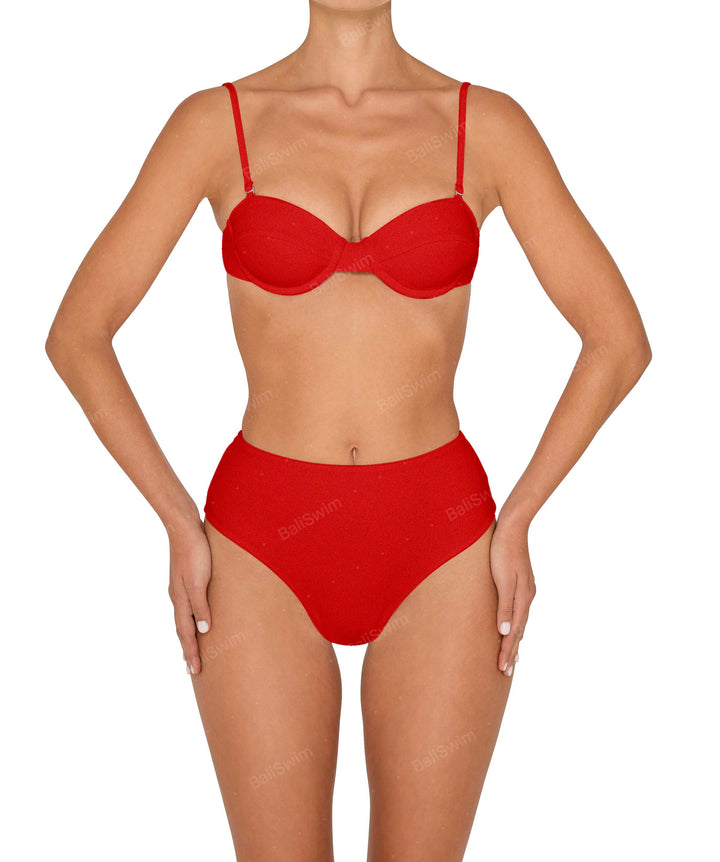 BSWS-T145 Balconette Underwire Top With Removable Straps
