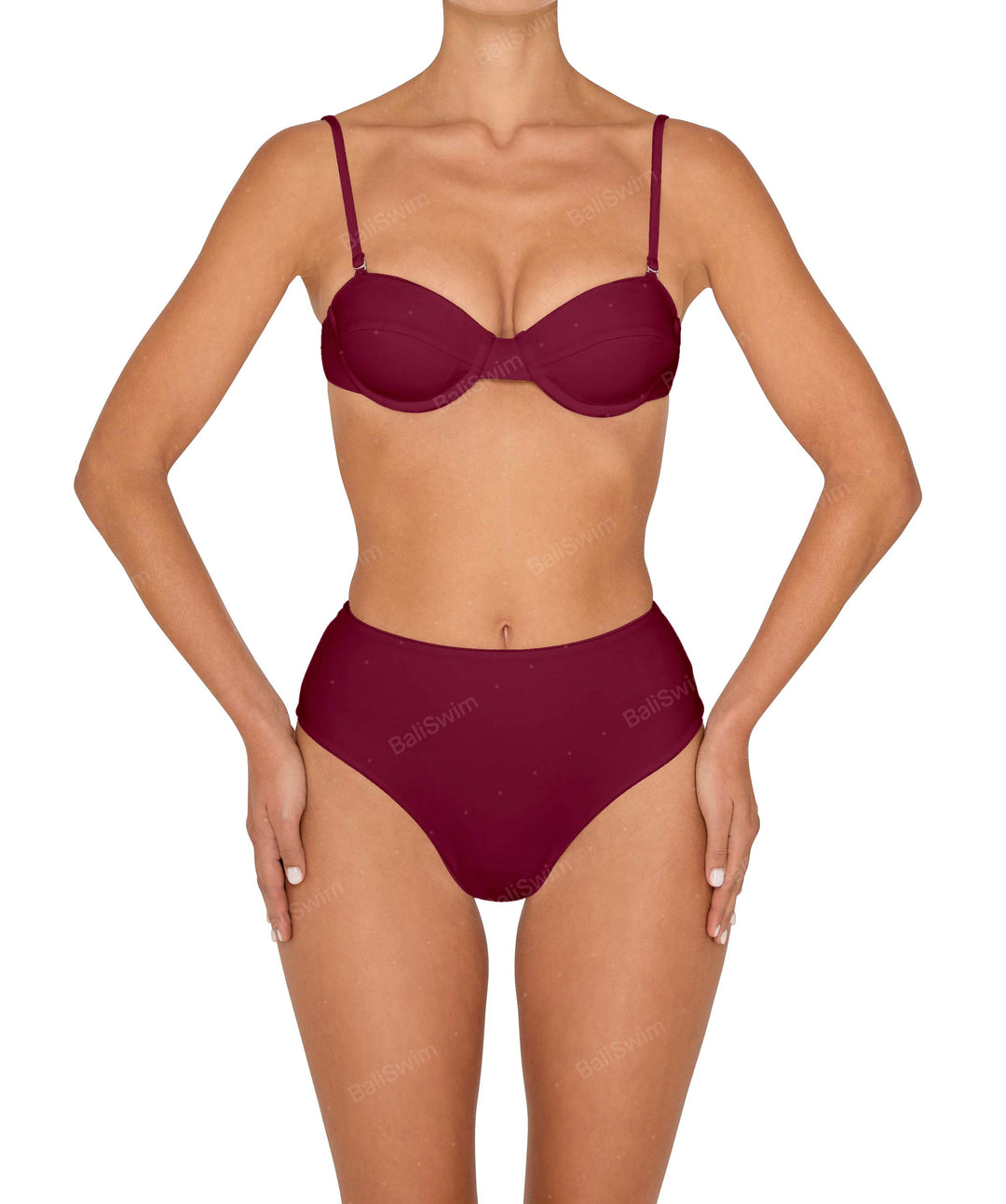 BSWS-T145 Balconette Underwire Top With Removable Straps