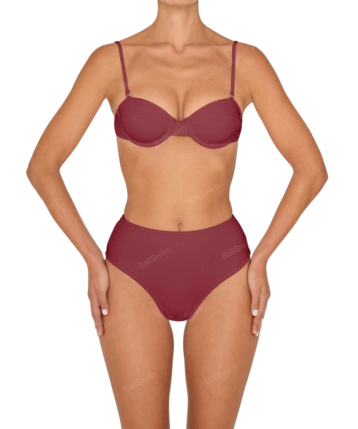 BSWS-T145 Balconette Underwire Top With Removable Straps