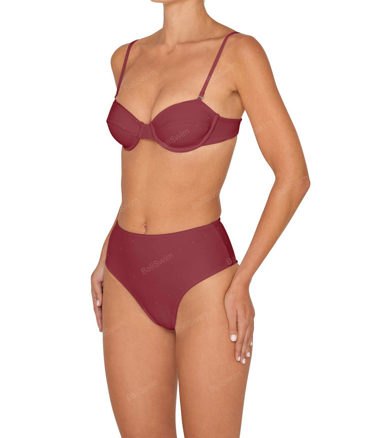 BSWS-T145 Balconette Underwire Top With Removable Straps