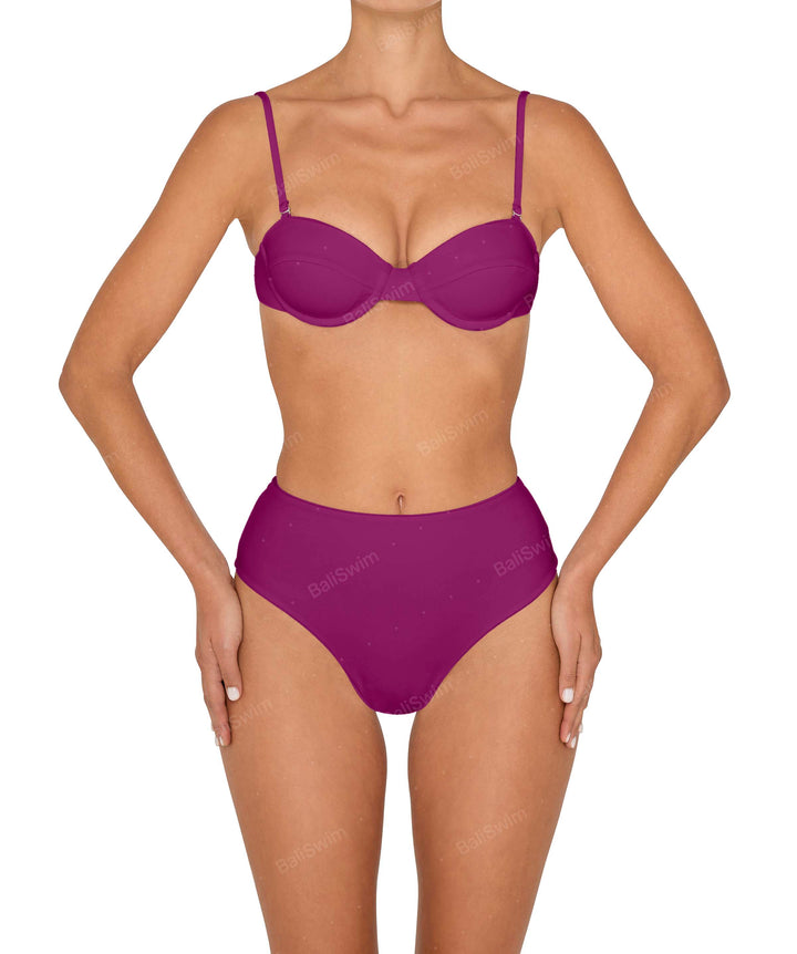 BSWS-T145 Balconette Underwire Top With Removable Straps