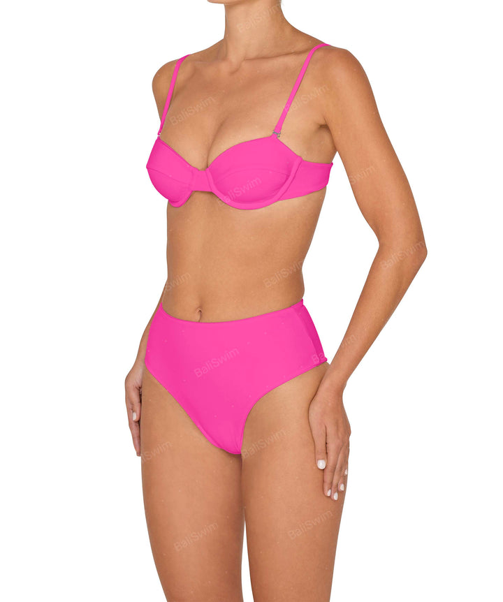 BSWS-T145 Balconette Underwire Top With Removable Straps