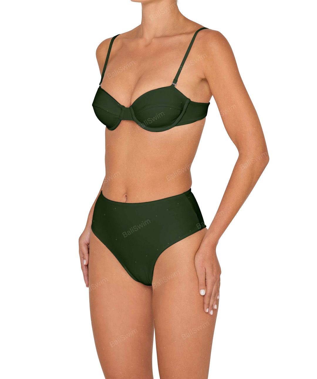 BSWS-B145 Highwaisted Bottom Cheeky Coverage