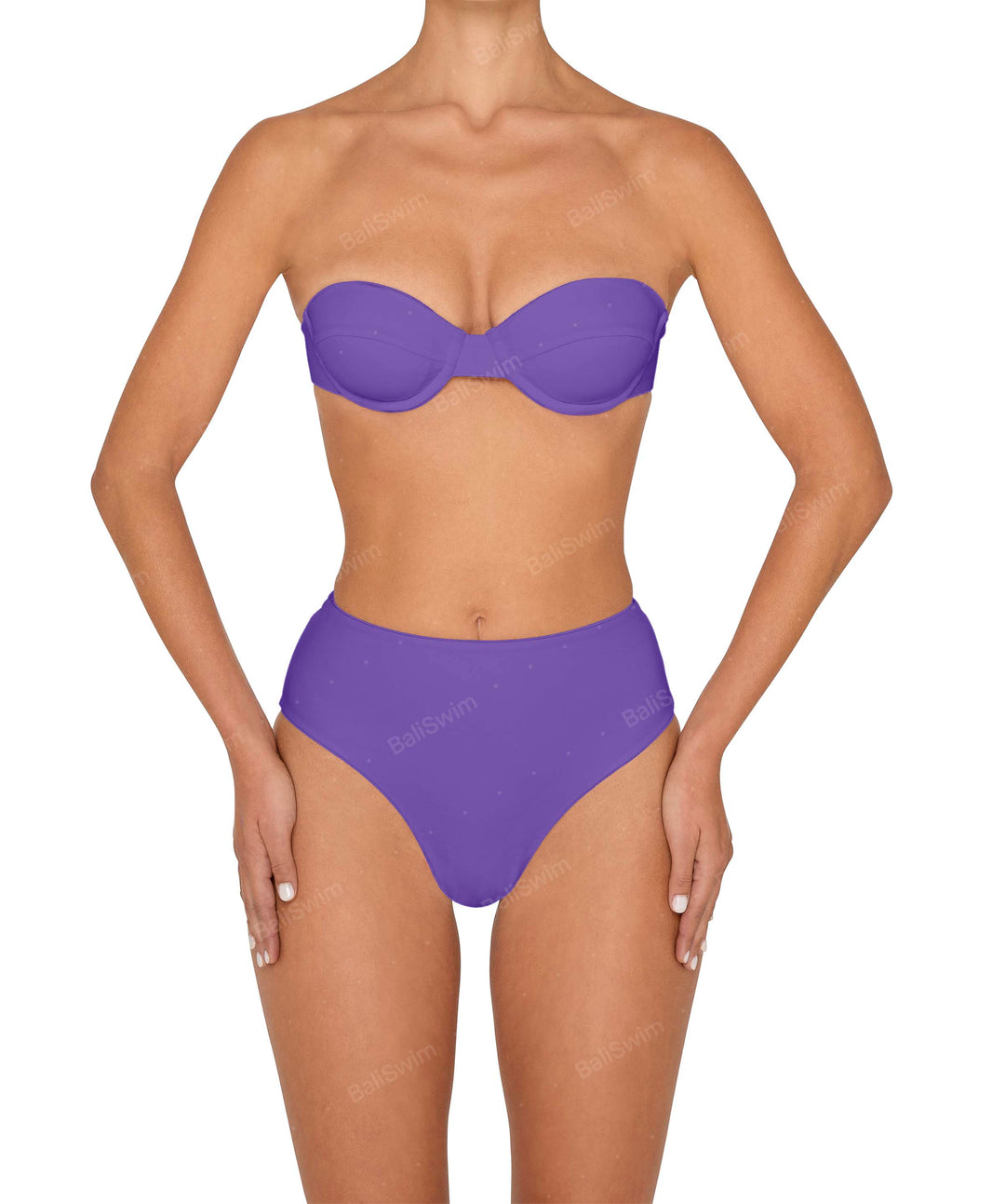 BSWS-B145 Highwaisted Bottom Cheeky Coverage