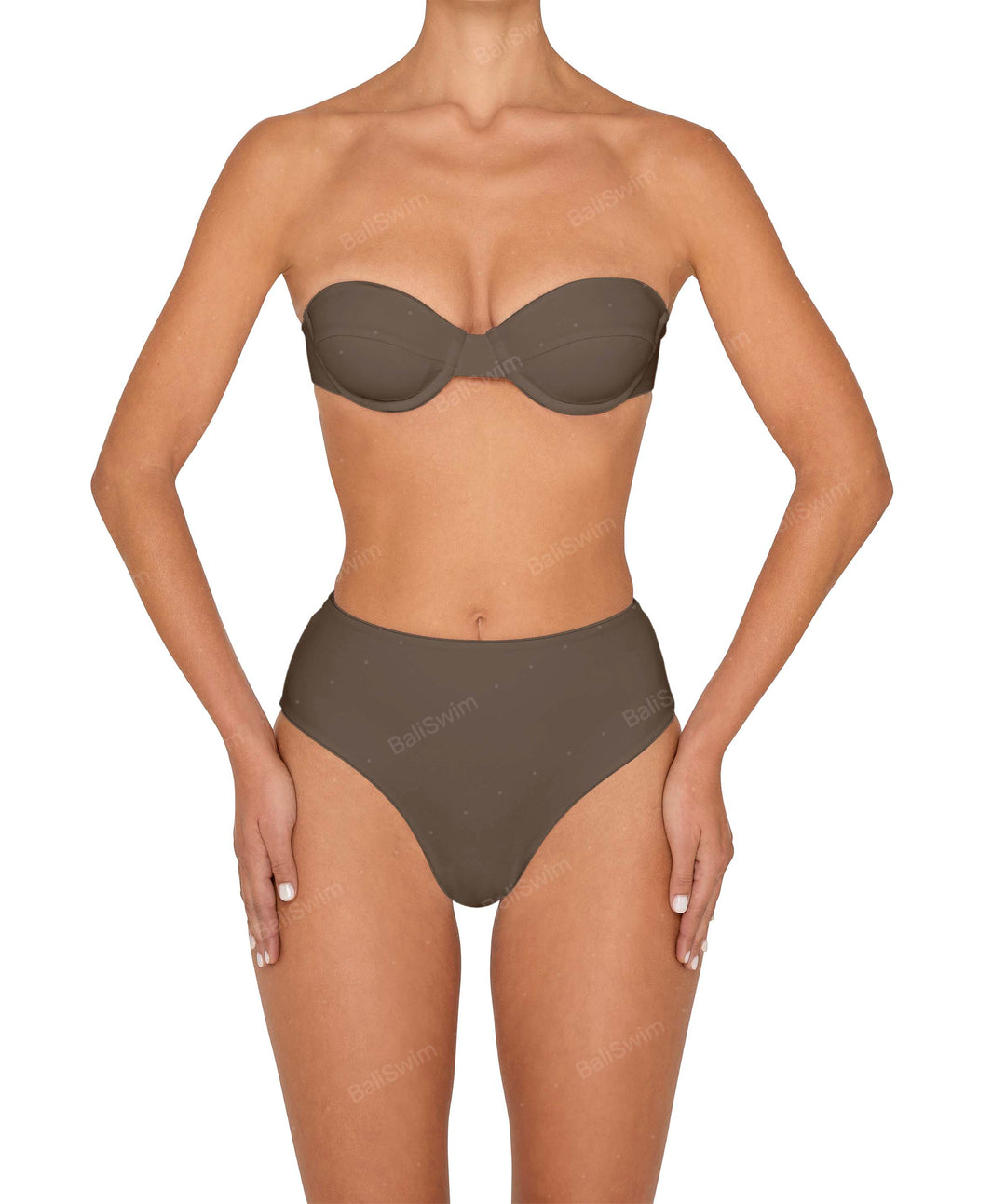 BSWS-B145 Highwaisted Bottom Cheeky Coverage