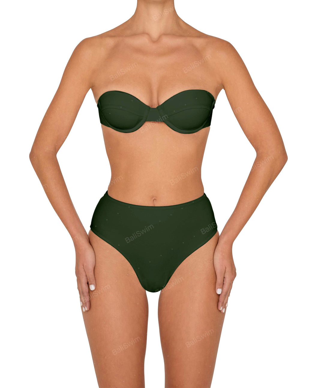 BSWS-B145 Highwaisted Bottom Cheeky Coverage