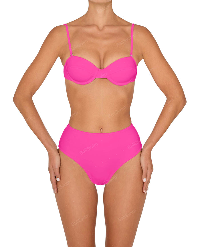 BSWS-T145 Balconette Underwire Top With Removable Straps