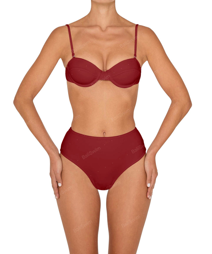 BSWS-T145 Balconette Underwire Top With Removable Straps