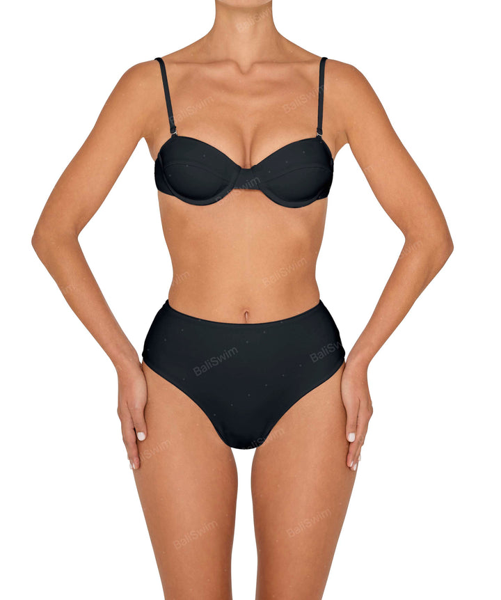 BSWS-B145 Highwaisted Bottom Cheeky Coverage