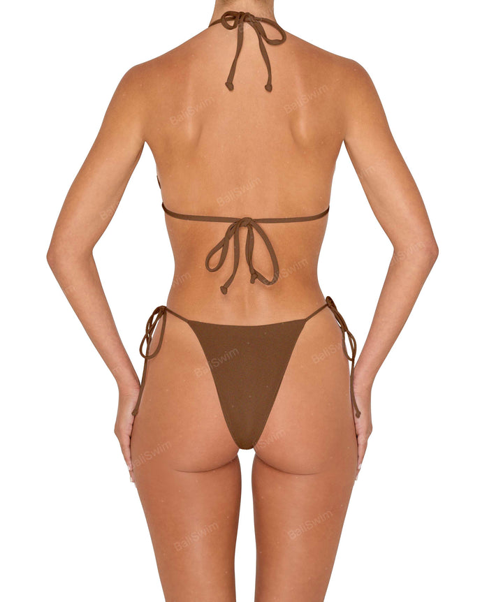 BSWS-B146 Tie Side Flower Crochet Cheeky Bottom