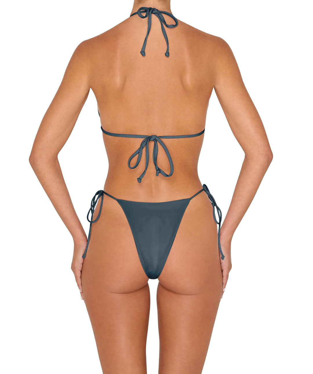 BSWS-B146 Tie Side Flower Crochet Cheeky Bottom